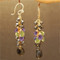 Princess Cut Crystal Earrings