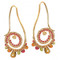 Multi Colored Gem Earrings, Whimsical