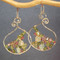 Mixed-Gem Dangle Earrings