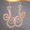 Purple Crystal Dangle Earrings in Tanzanite