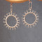 Gold Filigree Dangle Earrings