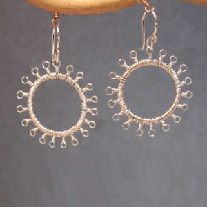 Gold Filigree Dangle Earrings