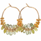 Mandarin Garnet Earrings with Multiple Gems
