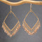 Champagne Crystal Drop Earrings
