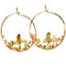 Orange Gemstone Earrings in Sunny Dangles