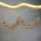 Custom Pearl Drop Earrings in Round Dangles in Bronze