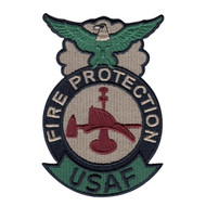 USAF Fire Protection Firefighter Badge Decal