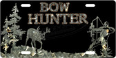 Bow Hunting License Plate Tag