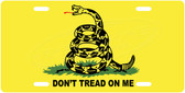 Don't Tread On Me License Plate Tag