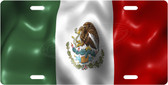 Mexico Flag License Plate Tag