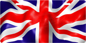 UK Flag License Plate Tag