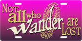 Outdoor Wanderer License Plate Tag