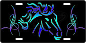 Tribal Horse License Plate Tag