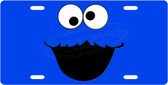 Cookie Monster License Plate Tag