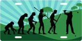 Evolution Of Golf License Plate Tag