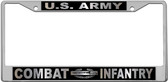 Combat Infantry License Plate Frame