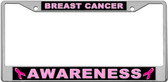 Breast Cancer Awareness License Plate Frame