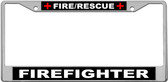 Fire & Rescue License Plate Frame