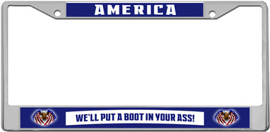 America License Plate Frame