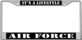 Air Force Lifestyle License Plate Frame