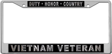 Vietnam Veteran License Plate Frame