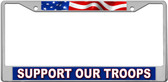 Support Our Troops License Plate Frame