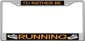 Running License Plate Frame