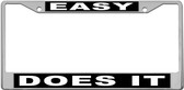 Easy Does It License Plate Frame