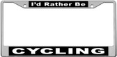 Cycling License Plate Frame