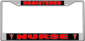 Registered Nurse License Plate Frame