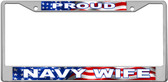 Navy Wife License Plate Frame
