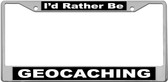 Geocaching License Plate Frame