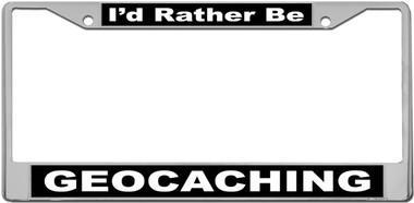 Geocaching License Plate Frame