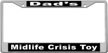Midlife Crisis License Plate Frame