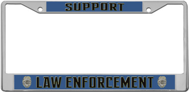 Law Enforcement License Plate Frame