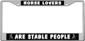 Horse Lovers License Plate Frame