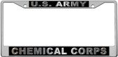 Army Chemical Corps License Plate Frame