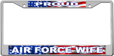 Air Force Wife License Plate Frame