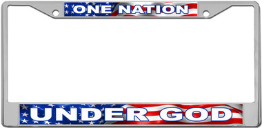 Patriotic License Plate Frame