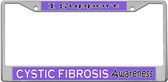 Cystic FIbrosis License Plate Frame