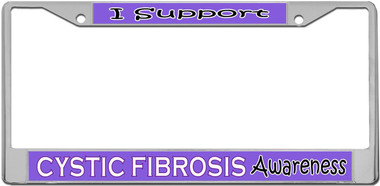 Cystic FIbrosis License Plate Frame