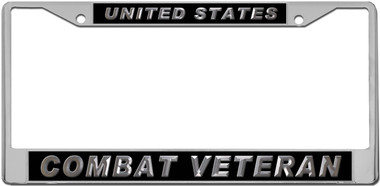 United States Combat Veteran License Plate Frame