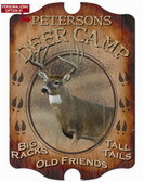 Hunters Deer Camp Wall Sign