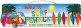 Personalized Surf Shack Wall Sign