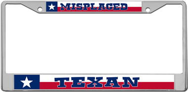Texan License Plate Frame
