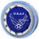 USAF Blue Neon Clock