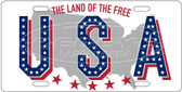 USA Patriotic License Plate