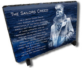 The Sailors Creed Stone Plaque