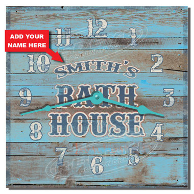 Bath House Clock