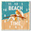 Beach Time Decorative Wall Clock